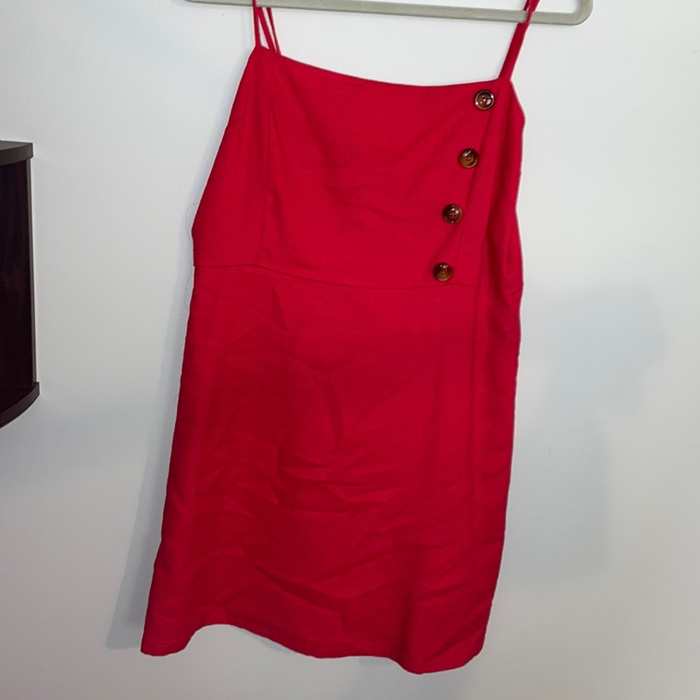 Never worn red dress size large